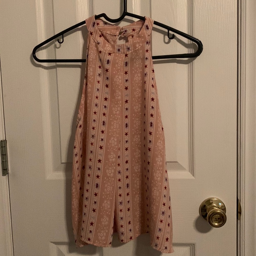 Iris Pink Tank Top Size L